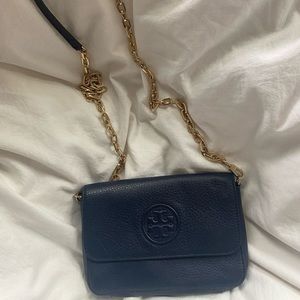 Tory Burch navy small crossbody
